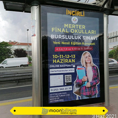 Merter Final Metrobüs Reklam Çalışması